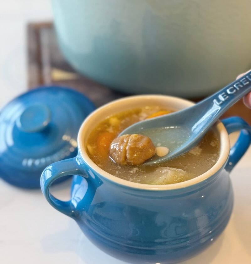 合掌瓜栗子豬骨湯